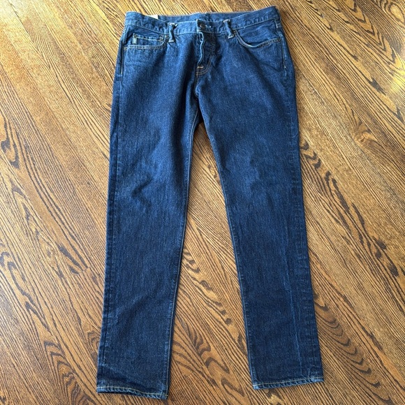 Abercrombie & Fitch Men’s Denim Jeans Straight Leg W36 L32 Dark Wash Classic - Picture 1 of 8